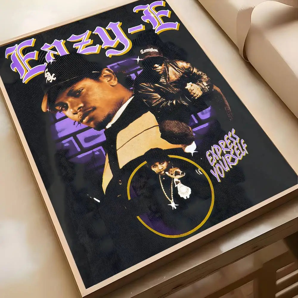 1PC Hip Hop Rapper E-Eazy E Poster decoration