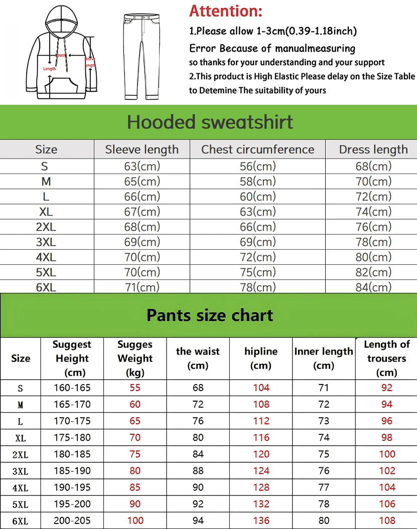 Spring and Autumn new men's hoodie set is a casual and fashionable streetwear collection with letter prints