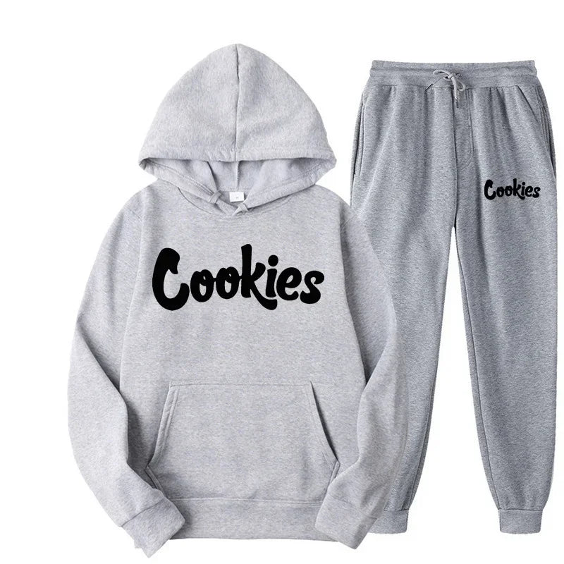 fashion trend hoodie casual two-piece suit jacket pants fashion brand