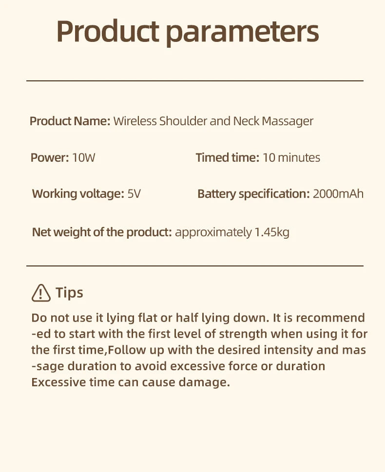 4D Shiatsu Neck and Shoulder Massager with Heat Electric Back Massagers