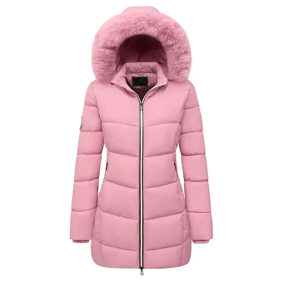 Women's Casual Formal Jacket with Detachable Hat