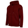 Men's Solid Winter Sherpa Lined Full Zip-Up Hooded Breathable Eco-Friendly Regular Fit Pockets Hoodie (S-3XL)