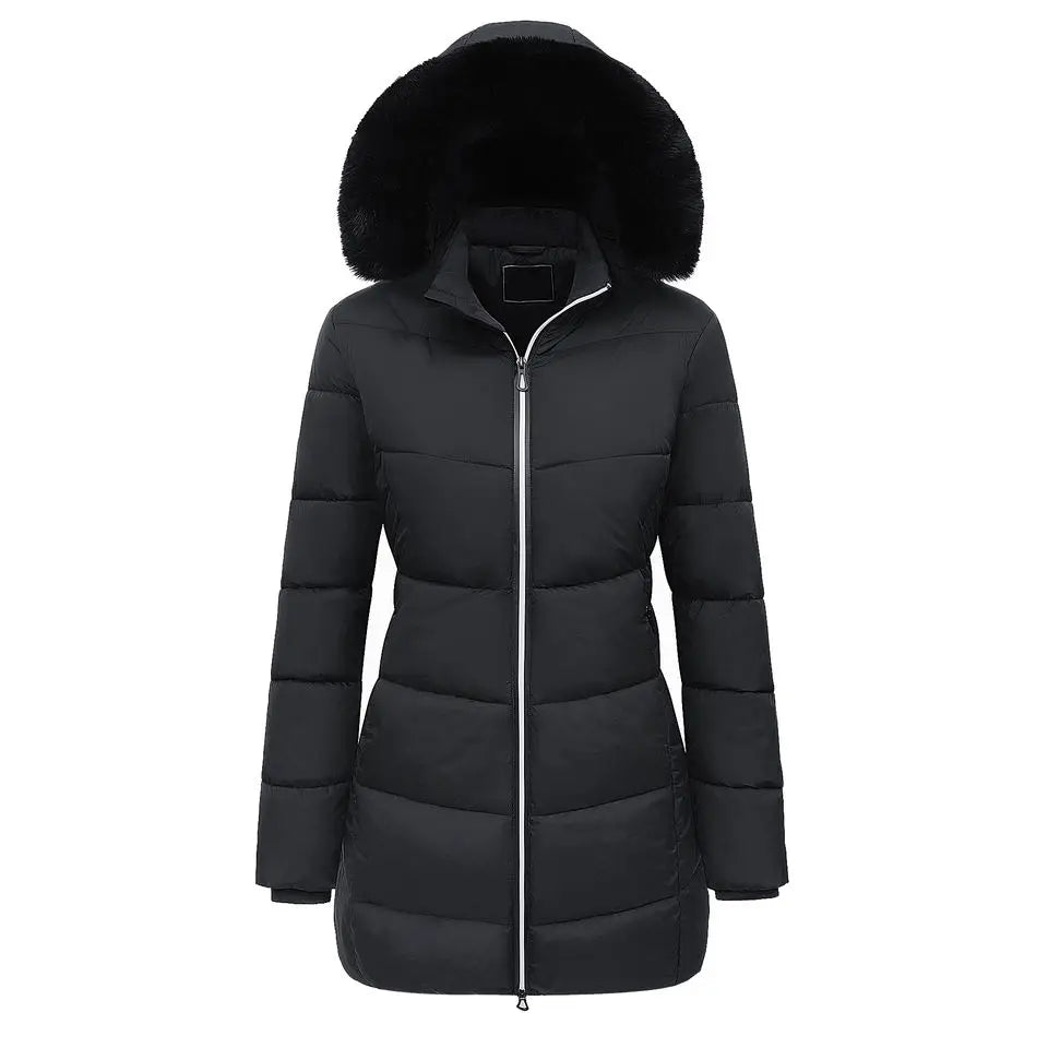 Women's Casual Formal Jacket with Detachable Hat