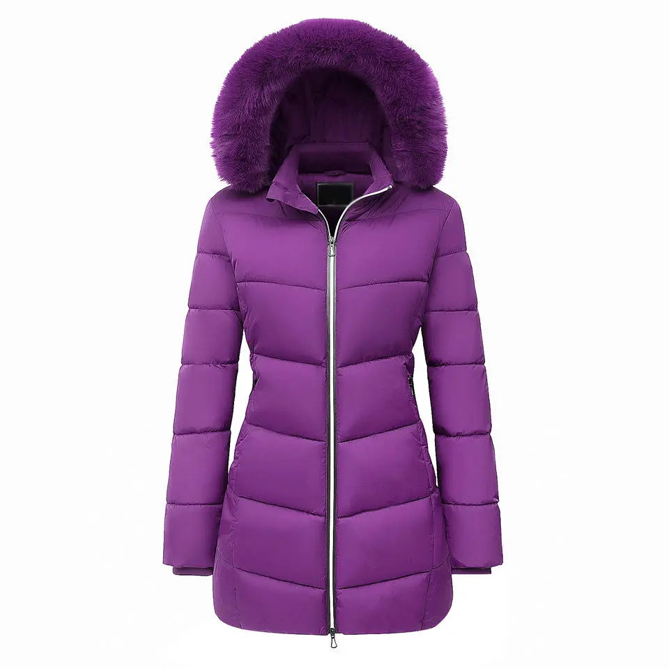 Women's Casual Formal Jacket with Detachable Hat