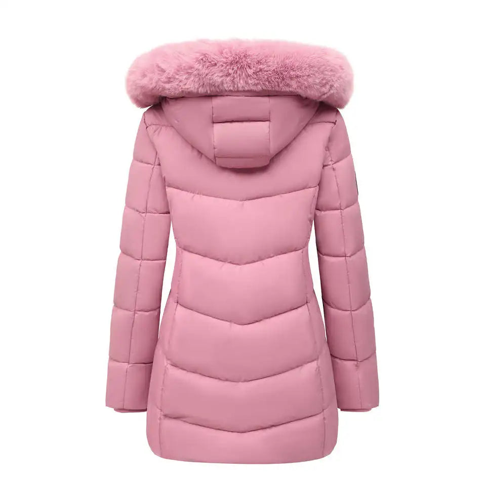 Women's Casual Formal Jacket with Detachable Hat