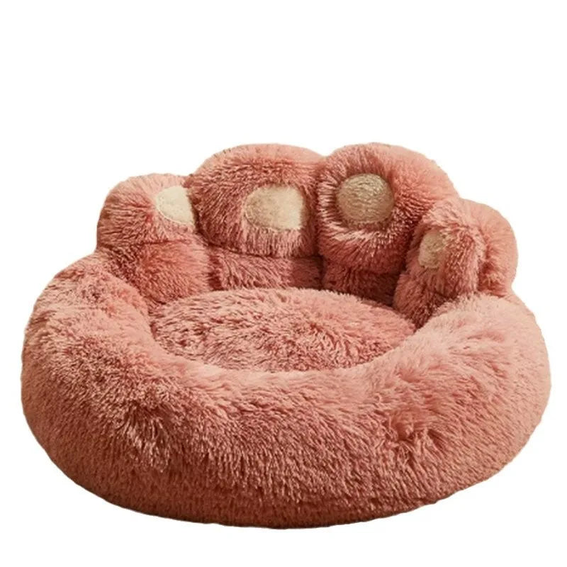 Pet Dog Bed for All Seasons Paw Plush Warm Cat Bed Comfortable for Small Large Dog Bed Design Dog Products