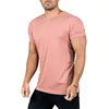High Quality  Custom Logo Plain  Sport  Running Plus Size Men's  Blank Bamboo  T-shirts  Fitness Clothing  Workout Gym Shirts