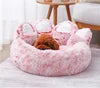 Pet Dog Bed for All Seasons Paw Plush Warm Cat Bed Comfortable for Small Large Dog Bed Design Dog Products