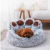 Pet Dog Bed for All Seasons Paw Plush Warm Cat Bed Comfortable for Small Large Dog Bed Design Dog Products