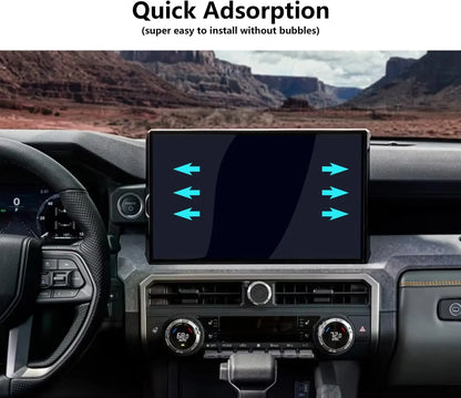 Screen Protector for Toyota Tacoma 14 Inch Navigation Touchscreen for 2024 2025 Tempered Glass 9H Anti-Scratch Protection