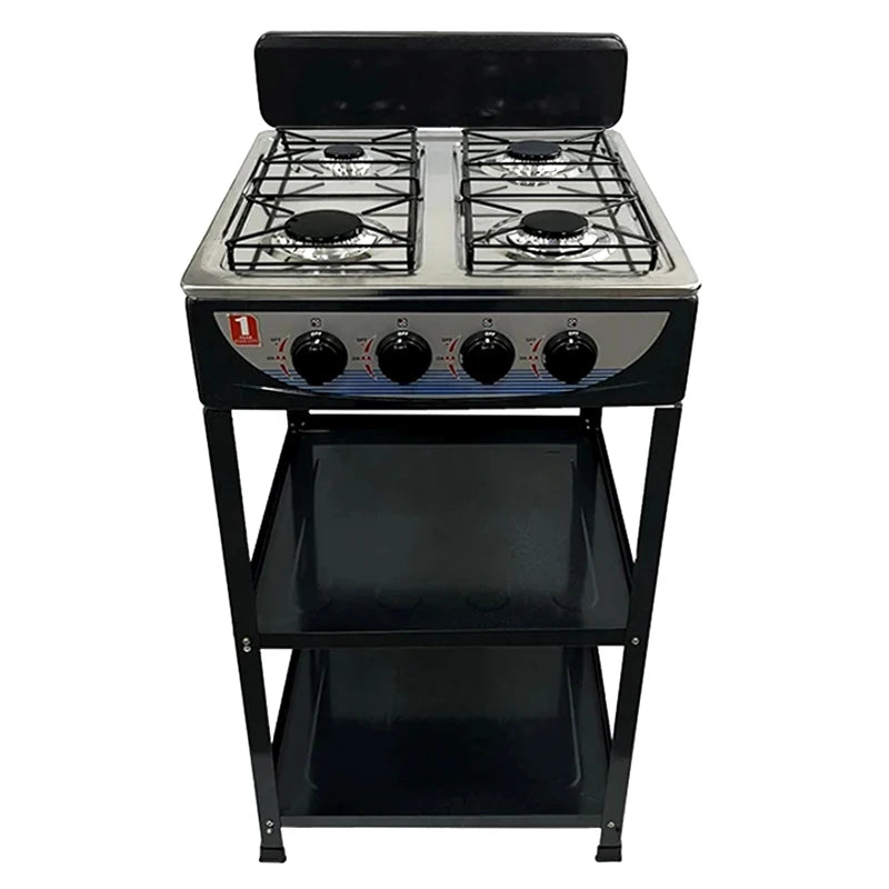 Golden Supplier Modern Novel Design Reasonable Price Stove Top Covers Standing Gas Cooker Cooktop with burner Shelves