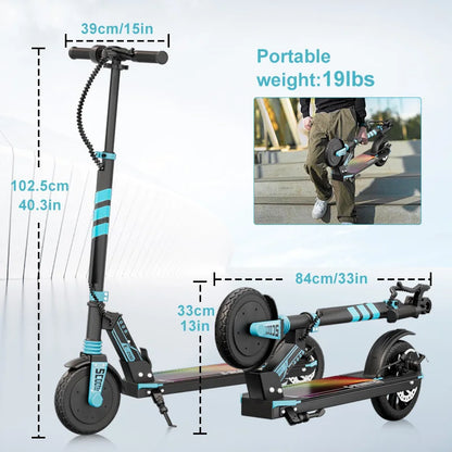 Popular 8-Inch 180w Motor Chinese Teenager Electric Scooter With Wholesale Cheap Price E Skateboard