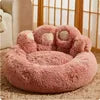 Pet Dog Bed for All Seasons Paw Plush Warm Cat Bed Comfortable for Small Large Dog Bed Design Dog Products