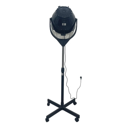 Professional Hair Salon Equipment Black Stand Movable Hood Hair Heater Dryer Helmet for Barbershop