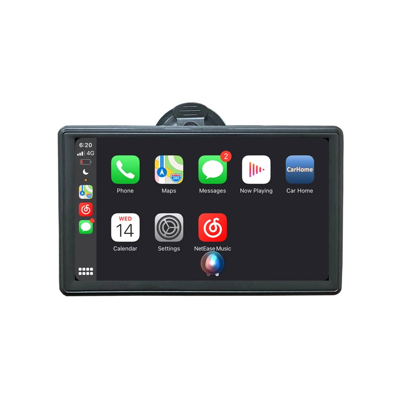 7 Inch Portable Wireless Auto Electronics HD1080 Stereo Carplay Navigation BT Apple Support Android Linux for Universal Vehicles