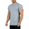 High Quality  Custom Logo Plain  Sport  Running Plus Size Men's  Blank Bamboo  T-shirts  Fitness Clothing  Workout Gym Shirts