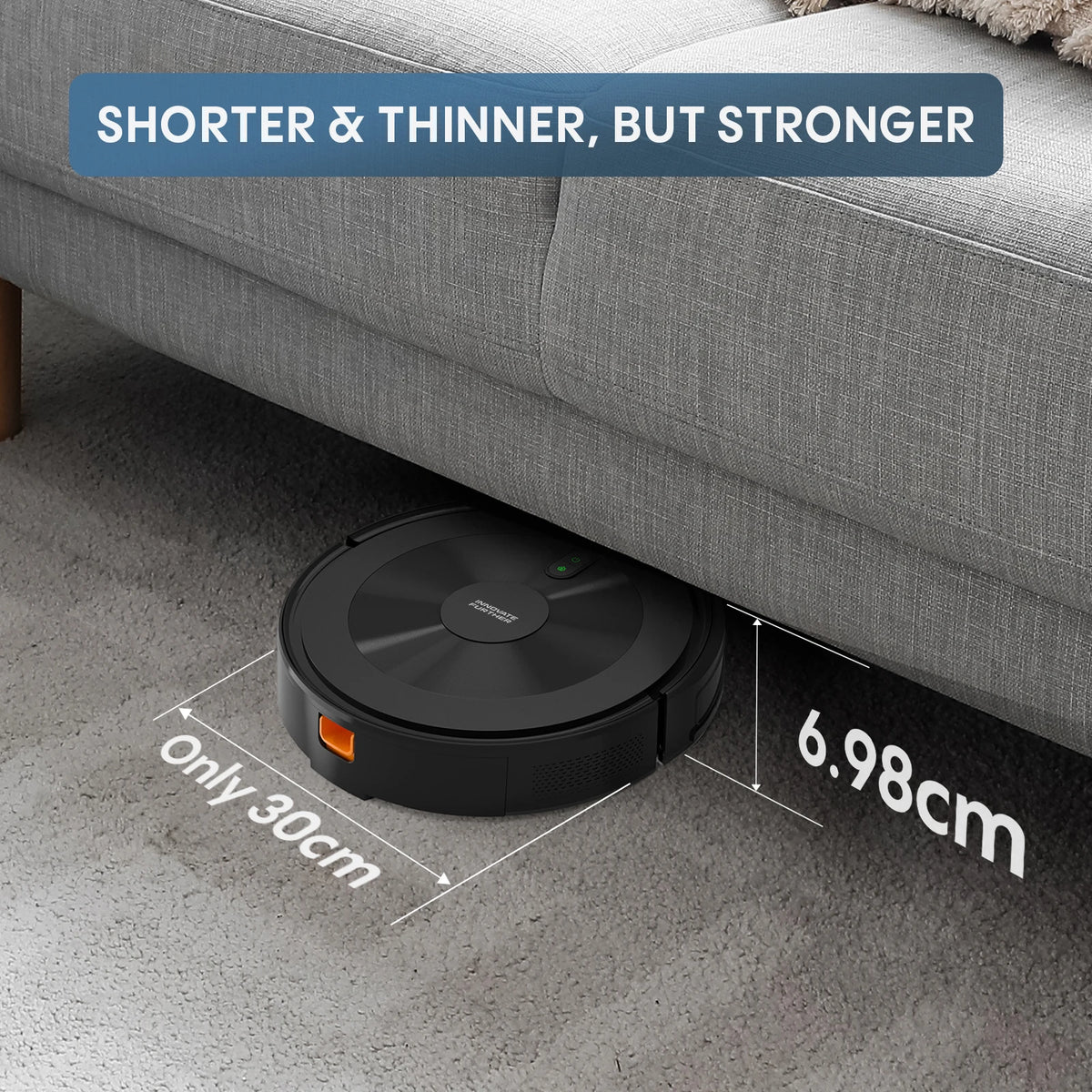 Bagotte New Smart Robot Vacuum Cleaner Household Floor Automatic Cleaning Sweeping Mopping with Wifi App Control New Features!