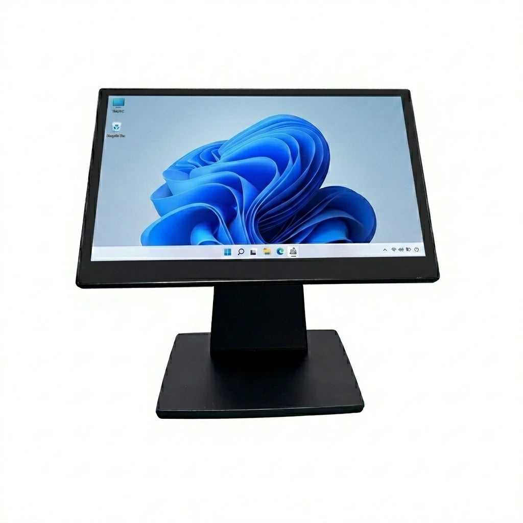 15.6 Inch All in One POS Terminal with Ultra Narrow Bezel Windows 10 Cash Register Touch Screen Retail System