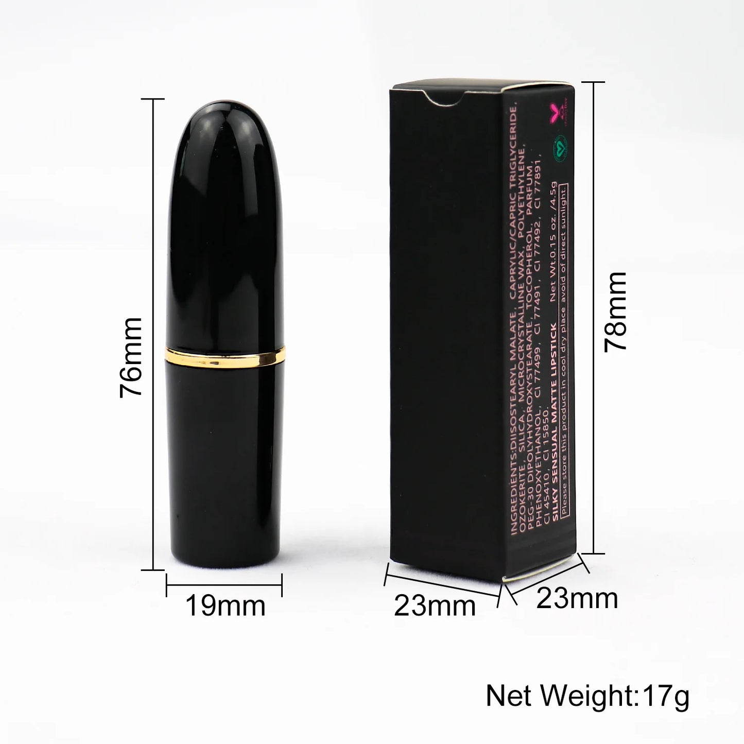 Wholesale Custom Waterproof 14 Colors Private Label Matte Moisturizing Lipstick