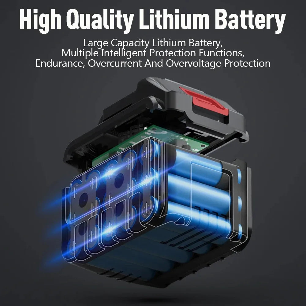 Portable High Pressure Washer 30Bar Water Gun Household Lithium Battery Charging Wireless Spray Cleaner Pump Washing Machine