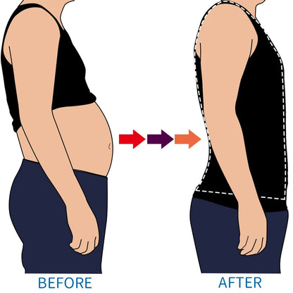 Man Shapers Modeling Underwear Waist Trainer Corrective Posture Vest Corset