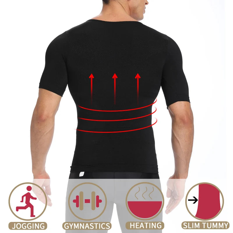 Man Shapers Modeling Underwear Waist Trainer Corrective Posture Vest Corset