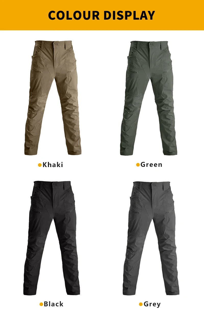 HAN WILD Quick Drying Casual Pants Breathable Lightweight Waterproof Pants