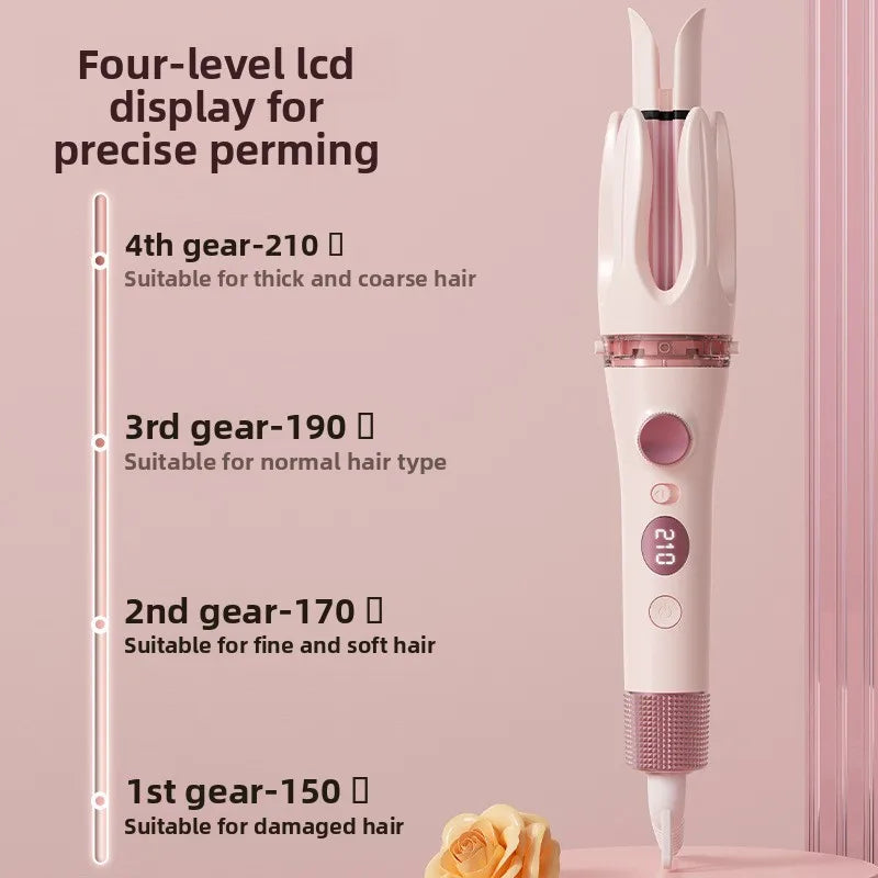 Fully Automatic Curling Iron 32mm Large Wave Long-Lasting Styling No Damage Lazy Person's Magic Tool for Dormitories