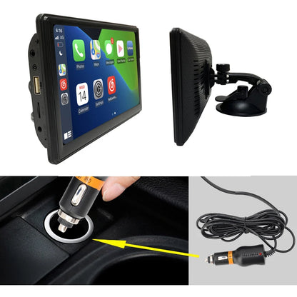7 Inch Portable Wireless Auto Electronics HD1080 Stereo Carplay Navigation BT Apple Support Android Linux for Universal Vehicles