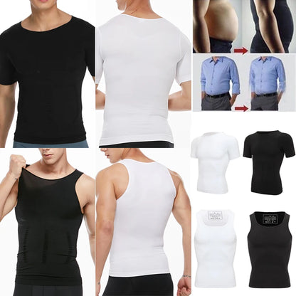 Man Shapers Modeling Underwear Waist Trainer Corrective Posture Vest Corset