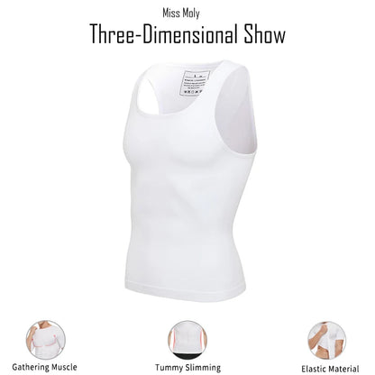 Man Shapers Modeling Underwear Waist Trainer Corrective Posture Vest Corset