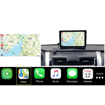 7 Inch Portable Wireless Auto Electronics HD1080 Stereo Carplay Navigation BT Apple Support Android Linux for Universal Vehicles