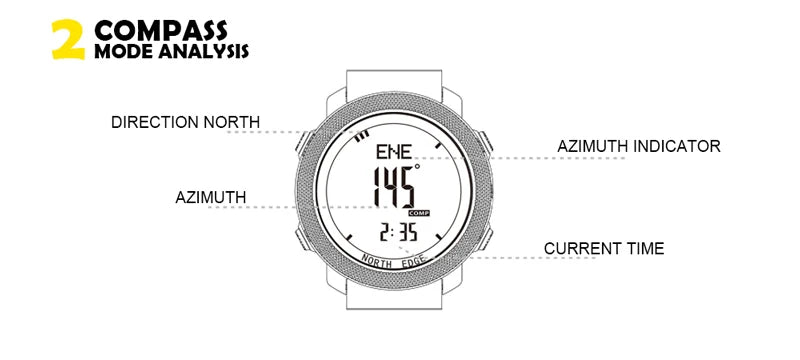 NORTH EDGE Men's Sport Digital Watch