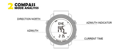 NORTH EDGE Men's Sport Digital Watch