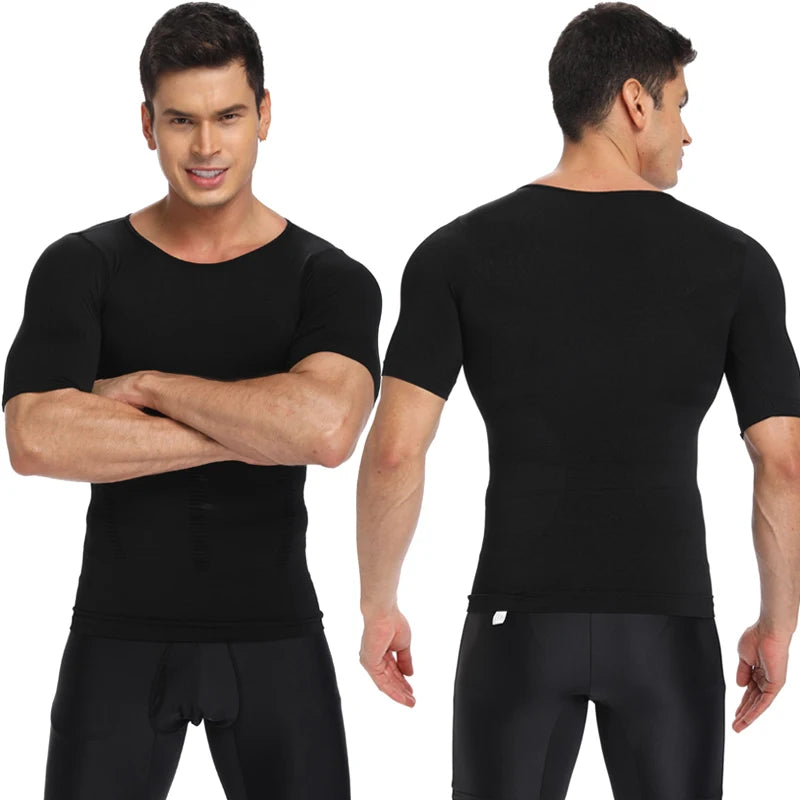 Man Shapers Modeling Underwear Waist Trainer Corrective Posture Vest Corset