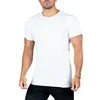 High Quality  Custom Logo Plain  Sport  Running Plus Size Men's  Blank Bamboo  T-shirts  Fitness Clothing  Workout Gym Shirts