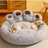 Pet Dog Bed for All Seasons Paw Plush Warm Cat Bed Comfortable for Small Large Dog Bed Design Dog Products