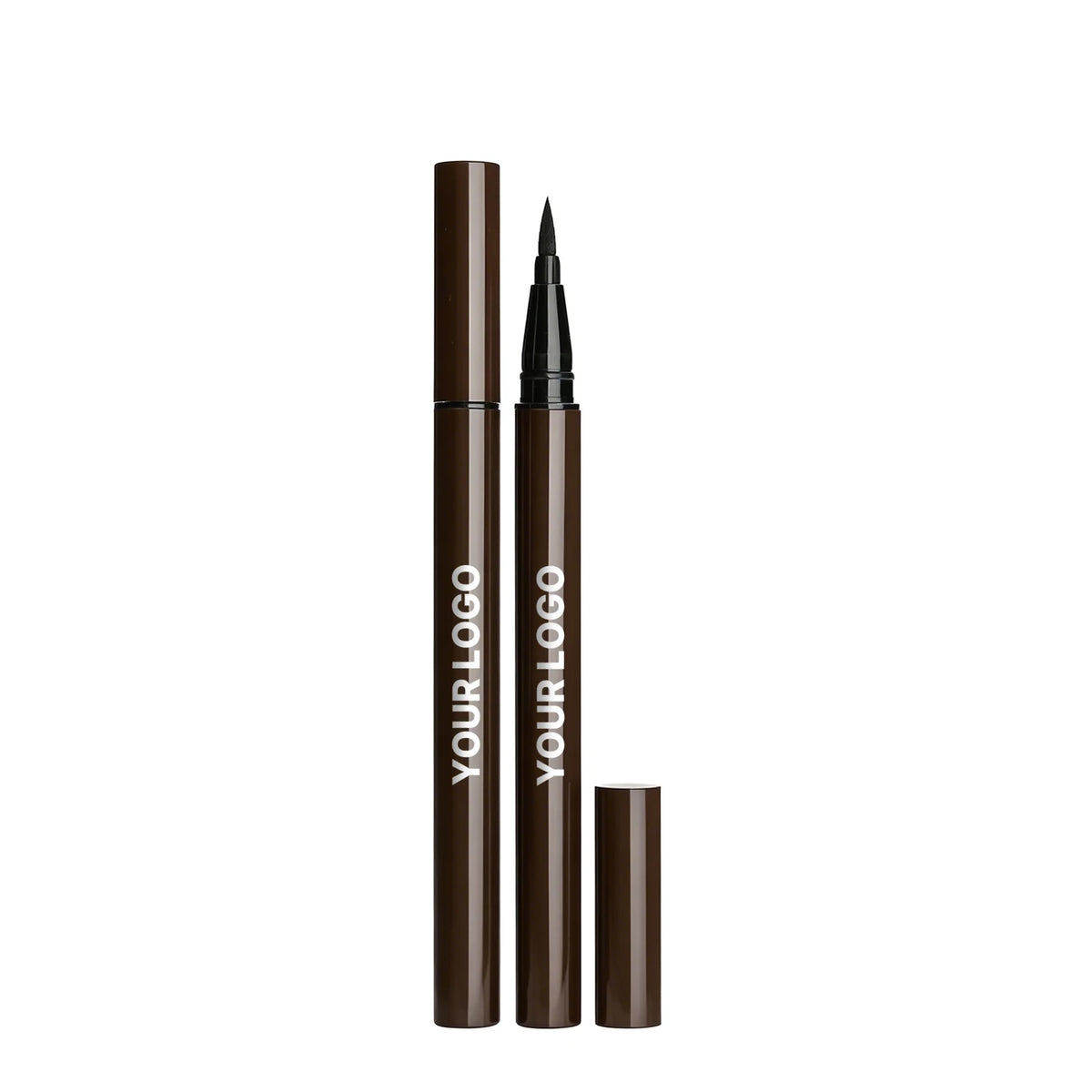 Private Label Mineral Liquid Eyeliner Pen Quick Dry High Pigment Oil-Proof & Waterproof Black Brown Eye Makeup for Beauty Brands