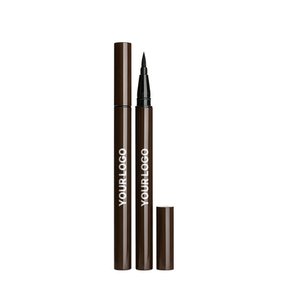 Private Label Mineral Liquid Eyeliner Pen Quick Dry High Pigment Oil-Proof & Waterproof Black Brown Eye Makeup for Beauty Brands
