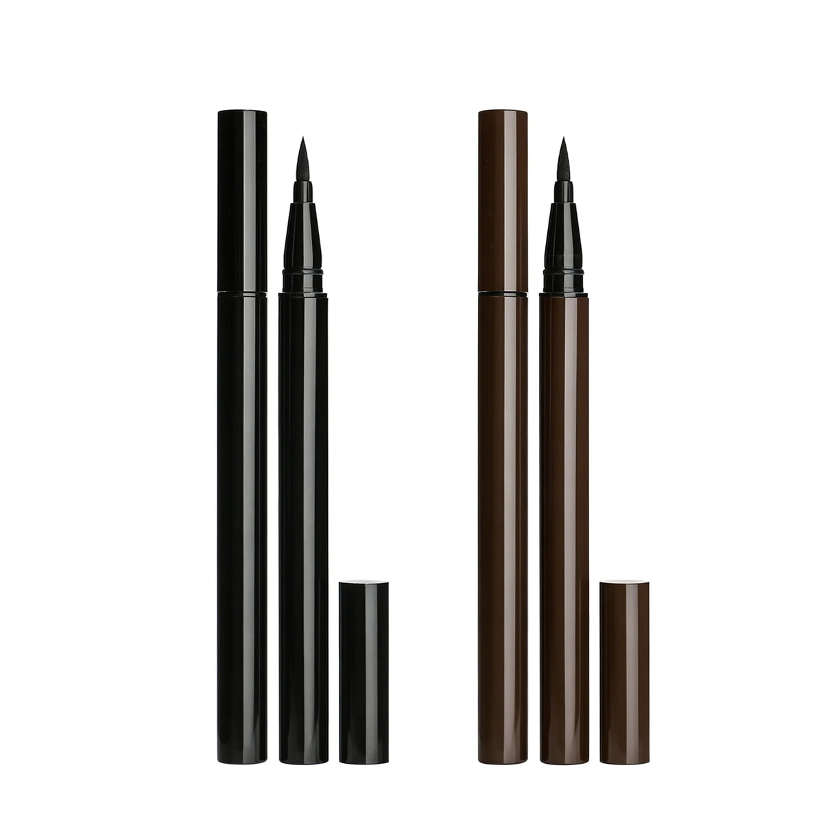 Private Label Mineral Liquid Eyeliner Pen Quick Dry High Pigment Oil-Proof & Waterproof Black Brown Eye Makeup for Beauty Brands