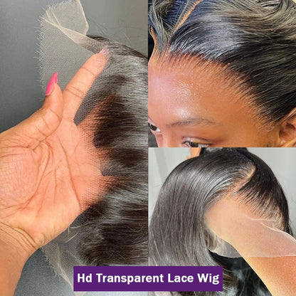 Wholesale 13x4 Raw Human Hair Lace Front Wigs Brazilian Hd Lace Frontal Wigs Transparent Hd Lace Front Wigs for Black Women