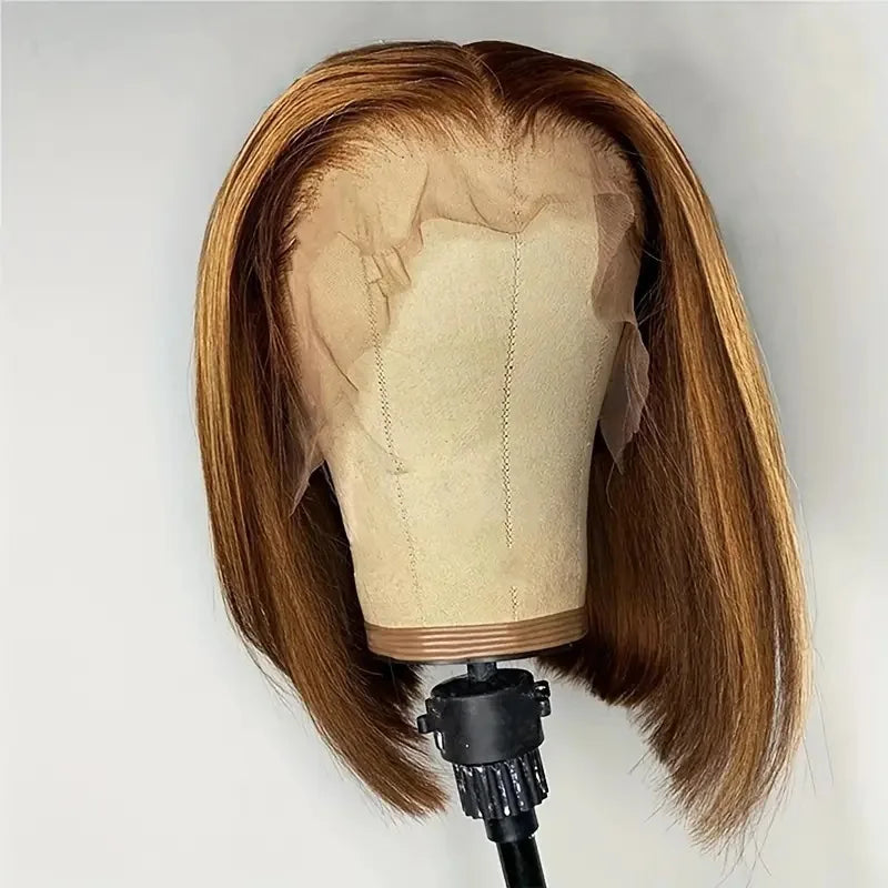 Fashion Piano Bob Short Hair Middle Parting Women Wig Brazilian and Vietnamese Styles Good Quality Wholesale Price