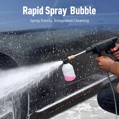Portable High Pressure Washer 30Bar Water Gun Household Lithium Battery Charging Wireless Spray Cleaner Pump Washing Machine