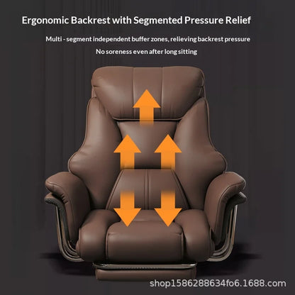 Boss Chair, Home Office Computer Chair, Comfortable Long Sitting Business Computer Sofa Chair boss