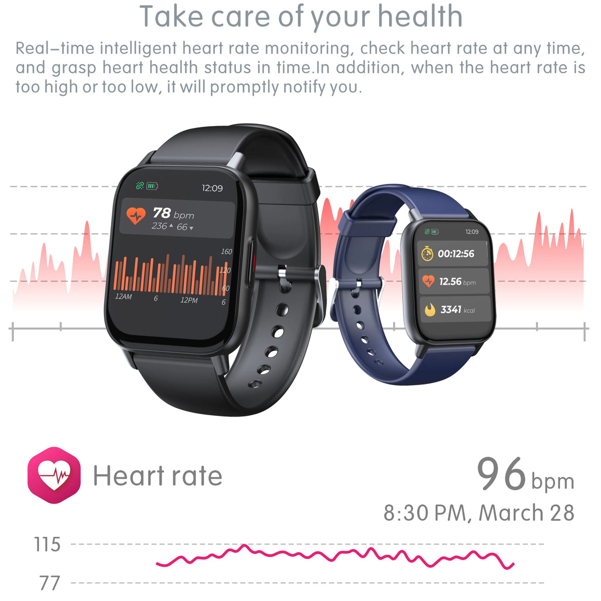 2025 New  Call Smart Watch Women Custom Dial Watches Men Sports Fitness Tracker Heart Rate Smartwatch For Android IOS