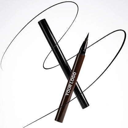 Private Label Mineral Liquid Eyeliner Pen Quick Dry High Pigment Oil-Proof & Waterproof Black Brown Eye Makeup for Beauty Brands