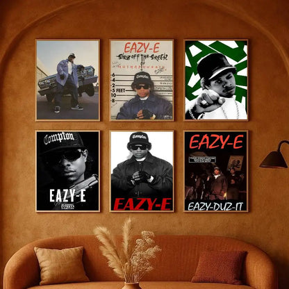 1PC Hip Hop Rapper E-Eazy E Poster decoration