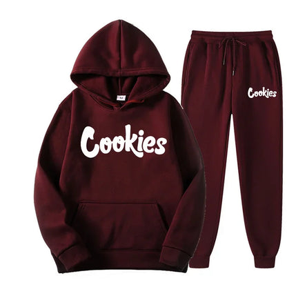 fashion trend hoodie casual two-piece suit jacket pants fashion brand