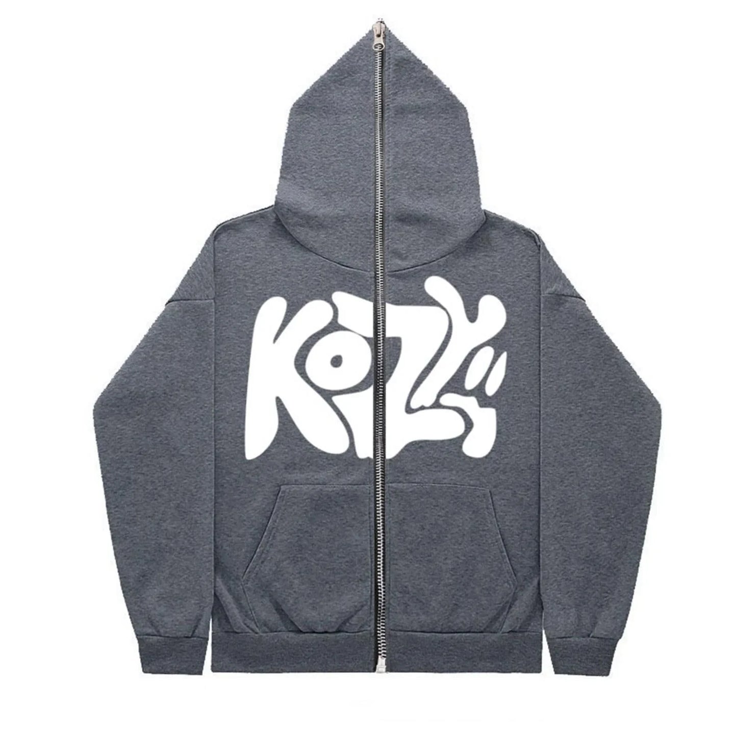 unisex fashionable full zip hoodie, casual zipper hoodie