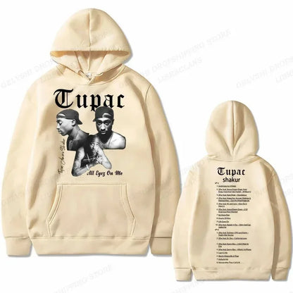 Tupac 2pac Graphic Hoodie Men Clothing Fashion Sweatshirt